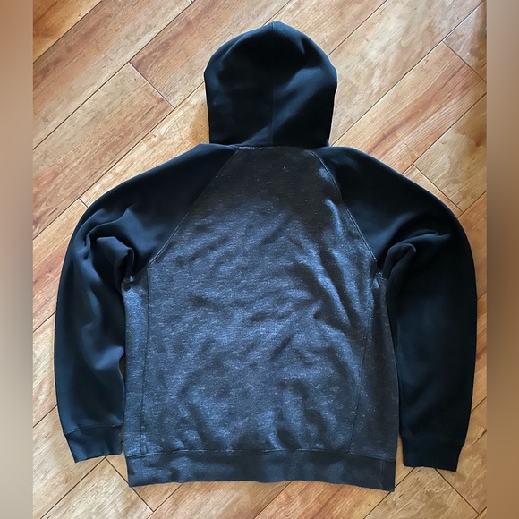 Billabong Black and Gray Hoodie Sweatshirt • Two-Tone Size XXL - Picture 2 of 7